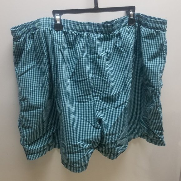 Stafford men's Sleepwear set, turquoise/blue plaid XXL - Picture 5 of 6